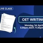 FREE OET Writing Live Class – April 2024 with E2!