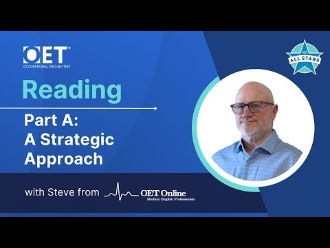 Live class with OET Online: Reading Part A – A Strategic Approach