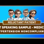 OET SPEAKING ROLE PLAY SAMPLE – MEDICINE – HYPERTENSION NONCOMPLIANCE | MIHIRAA