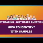 OET READING – HOW TO DO GIST-BASED QUESTIONS – EXPLANATION WITH SAMPLES | MIHIRAA