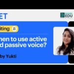 Class with Khaira EDU: OET Writing – When to Use Active and Passive Voice?